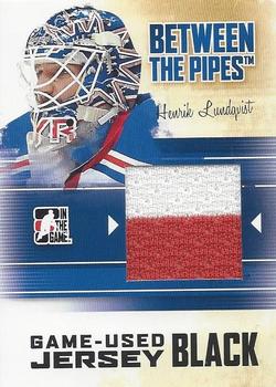 2010-11 In The Game Between The Pipes - Jerseys Black #M-18 Henrik Lundqvist Front