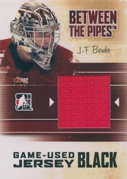2010-11 In The Game Between The Pipes - Jerseys Black #M-26 Jean-Francois Berube Front