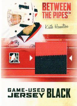 2010-11 In The Game Between The Pipes - Jerseys Black #M-60 Keith Hamilton Front