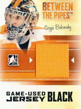 2010-11 In The Game Between The Pipes - Jerseys Black #M-64 Sergei Bobrovsky Front