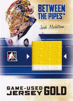 2010-11 In The Game Between The Pipes - Jerseys Gold #M-21 Jacob Markstrom  Front
