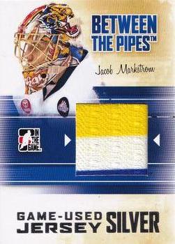 2010-11 In The Game Between The Pipes - Jerseys Silver #M-21 Jacob Markstrom  Front