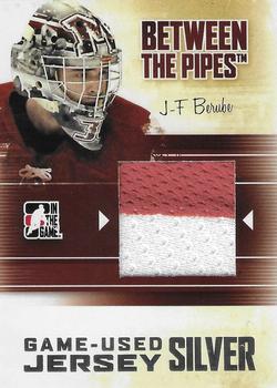 2010-11 In The Game Between The Pipes - Jerseys Silver #M-26 Jean-Francois Berube  Front