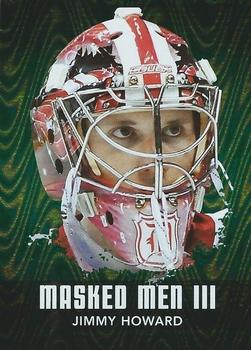 2010-11 In The Game Between The Pipes - Masked Men III Emerald #MM-24 Jimmy Howard Front