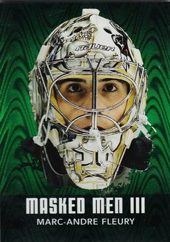 2010-11 In The Game Between The Pipes - Masked Men III Emerald #MM-31 Marc-Andre Fleury Front