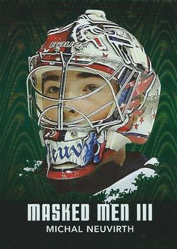2010-11 In The Game Between The Pipes - Masked Men III Emerald #MM-35 Michal Neuvirth Front