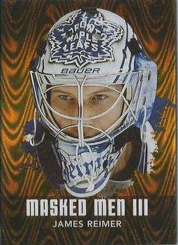 2010-11 In The Game Between The Pipes - Masked Men III Gold #MM-20 James Reimer  Front