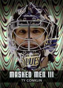 2010-11 In The Game Between The Pipes - Masked Men III Silver #MM-15 Ty Conklin  Front