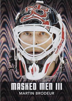2010-11 In The Game Between The Pipes - Masked Men III Silver #MM-32 Martin Brodeur  Front