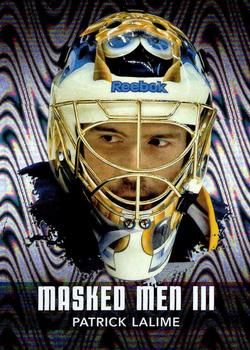 2010-11 In The Game Between The Pipes - Masked Men III Silver #MM-40 Patrick Lalime  Front