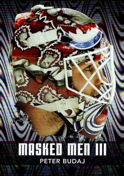 2010-11 In The Game Between The Pipes - Masked Men III Silver #MM-42 Peter Budaj  Front