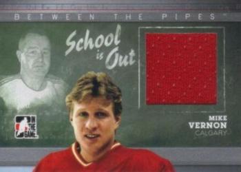 2010-11 In The Game Between The Pipes - School Is Out Jerseys Silver #SO-04 Glenn Hall / Mike Vernon  Front