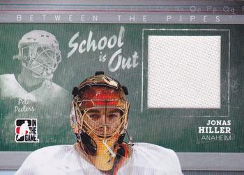2010-11 In The Game Between The Pipes - School Is Out Jerseys Silver #SO-08 Pete Peeters / Jonas Hiller  Front