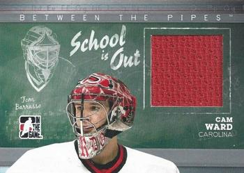 2010-11 In The Game Between The Pipes - School Is Out Jerseys Silver #SO-09 Tom Barrasso / Cam Ward  Front