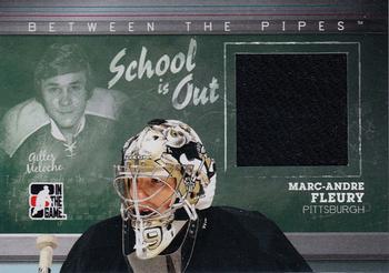 2010-11 In The Game Between The Pipes - School Is Out Jerseys Silver #SO-11 Gilles Meloche / Marc-Andre Fleury  Front