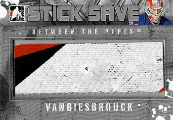 2010-11 In The Game Between The Pipes - Stick Save Silver #SS-07 John Vanbiesbrouck Front