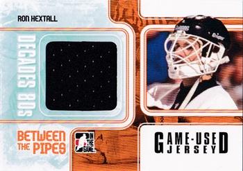 2010-11 In The Game Decades 1980s - Between The Pipes Jerseys Black #BTPJ-11 Ron Hextall  Front