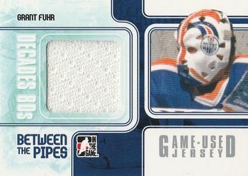 2010-11 In The Game Decades 1980s - Between The Pipes Jerseys Silver #BTPJ-04 Grant Fuhr  Front