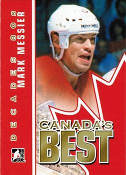 2010-11 In The Game Decades 1980s - Canada's Best #CB-01 Mark Messier  Front