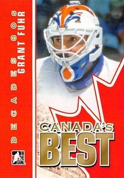 2010-11 In The Game Decades 1980s - Canada's Best #CB-04 Grant Fuhr  Front