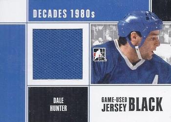 2010-11 In The Game Decades 1980s - Game Used Jerseys Black #M18 Dale Hunter  Front