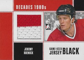 2010-11 In The Game Decades 1980s - Game Used Jerseys Black #M35 Jeremy Roenick  Front