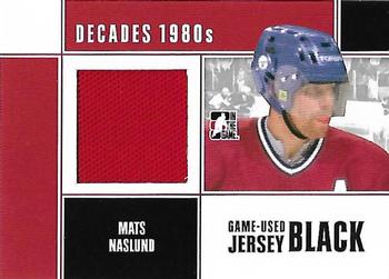 2010-11 In The Game Decades 1980s - Game Used Jerseys Black #M42 Mats Naslund  Front