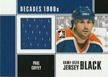 2010-11 In The Game Decades 1980s - Game Used Jerseys Black #M72 Paul Coffey  Front
