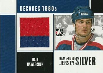 2010-11 In The Game Decades 1980s - Game Used Jerseys Silver #M22 Dale Hawerchuk  Front