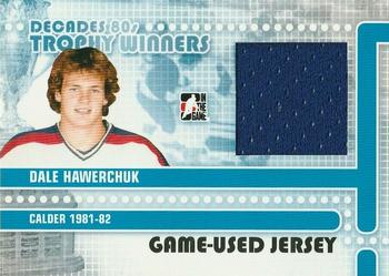 2010-11 In The Game Decades 1980s - Trophy Winners Jerseys Black #TWJ-05 Dale Hawerchuk  Front