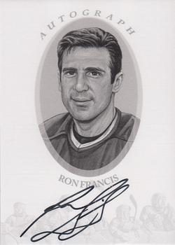 2010-11 In The Game Enshrined - Autographs Silver #ARF Ron Francis  Front
