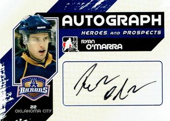 2010-11 In The Game Heroes and Prospects - Autographs #A-RO Ryan O'Marra  Front