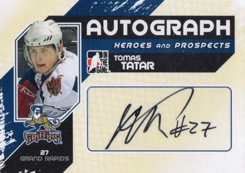 2010-11 In The Game Heroes and Prospects - Autographs #A-TTR Tomas Tatar  Front