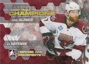2010-11 In The Game Heroes and Prospects - Calder Cup Champions #CC-08 Karl Alzner  Front