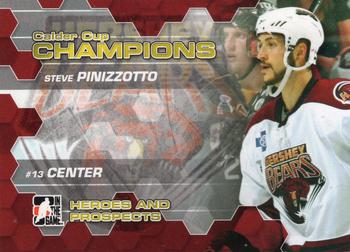 2010-11 In The Game Heroes and Prospects - Calder Cup Champions #CC-13 Steve Pinizzotto  Front