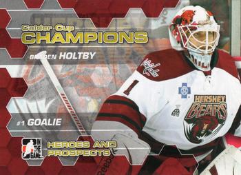 2010-11 In The Game Heroes and Prospects - Calder Cup Champions #CC-14 Braden Holtby  Front