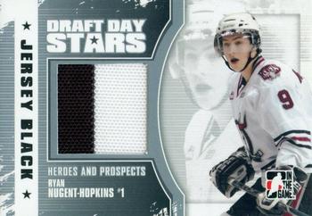 2010-11 In The Game Heroes and Prospects - Draft Day Stars Jerseys Black #DDSM-01 Ryan Nugent-Hopkins  Front