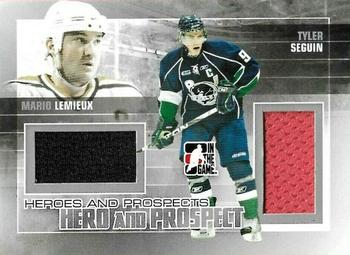 2010-11 In The Game Heroes and Prospects - Hero and Prospect Jerseys Silver #HP02 Tyler Seguin / Mario Lemieux  Front