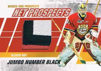 2010-11 In The Game Heroes and Prospects - Net Prospects Numbers Black #NPM03 Olivier Roy  Front