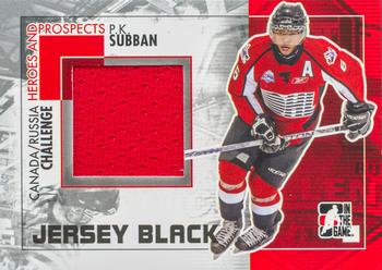 2010-11 In The Game Heroes and Prospects - Subway Series Emblems Black #CRM33 P.K. Subban  Front