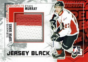 2010-11 In The Game Heroes and Prospects - Subway Series Jumbo Jerseys Black #SSM-22 Ryan Murray  Front