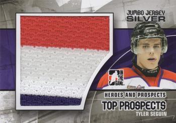 2010-11 In The Game Heroes and Prospects - Top Prospects Game Used Jerseys Silver #JM25 Tyler Seguin  Front