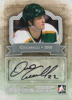 2010-11 In The Game Ultimate Memorabilia - Hall of Famer Autographs #18 Dino Ciccarelli  Front