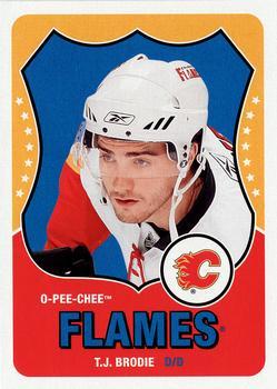 2010-11 O-Pee-Chee - Retro Blank Back #NNO T.J. Brodie  Front