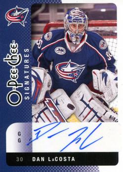 2010-11 O-Pee-Chee - Signatures #OS-DL Dan LaCosta  Front