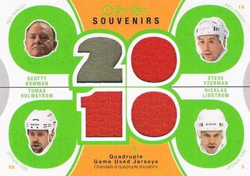 2010-11 O-Pee-Chee - Souvenirs #SV-2002 Scotty Bowman / Tomas Holmstrom / Steve Yzerman / Nicklas Lidstrom  Front