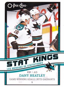 2010-11 O-Pee-Chee - Stat Kings #SK-8 Dany Heatley  Front