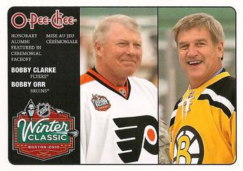 2010-11 O-Pee-Chee - Winter Classic #WC-8 Bobby Clarke / Bobby Orr  Front