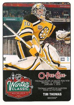 2010-11 O-Pee-Chee - Winter Classic #WC-16 Tim Thomas  Front