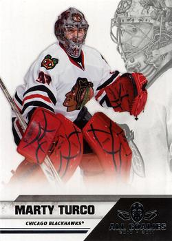 2010-11 Panini All Goalies - Up Close #18 Marty Turco Front